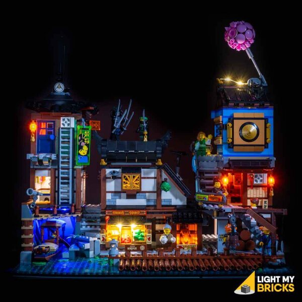 LED Licht Set für LEGO® 70657 Ninjago City Hafen