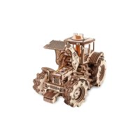 Mechanical 3D wooden-puzzle - Tractor