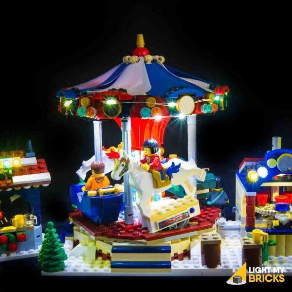Kit de lumière pour LEGO® 10235 Le marché dhiver