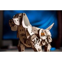 Mechanical 3D wooden-puzzle -  Puppy