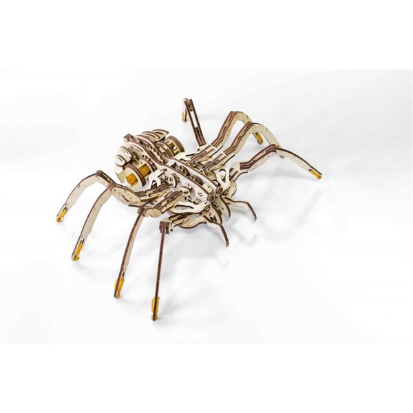 Mechanical 3D wooden-puzzle - Spider