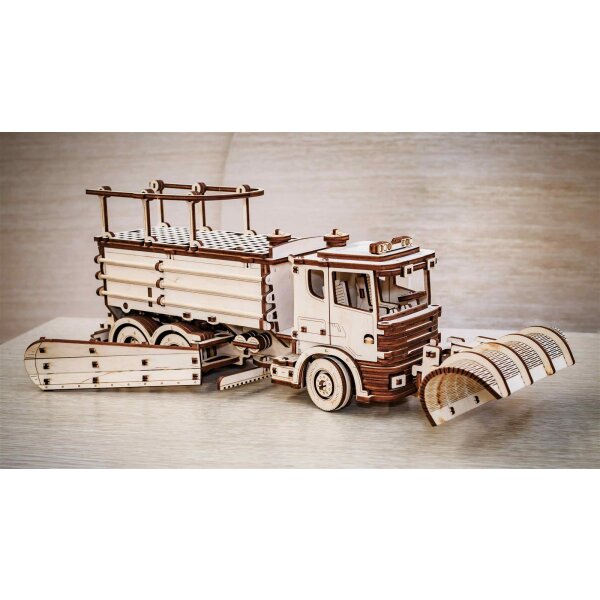 Kit de maquette 3D en bois - Camion à neige