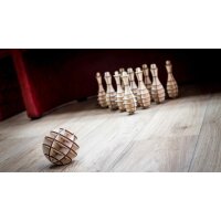 Mechanical 3D wooden-puzzle - Mini Bowling