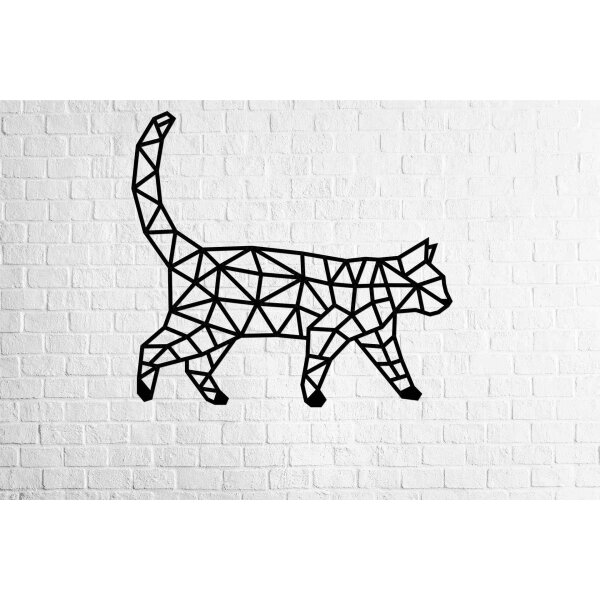 Wood Art Wall  Puzzle - Cat