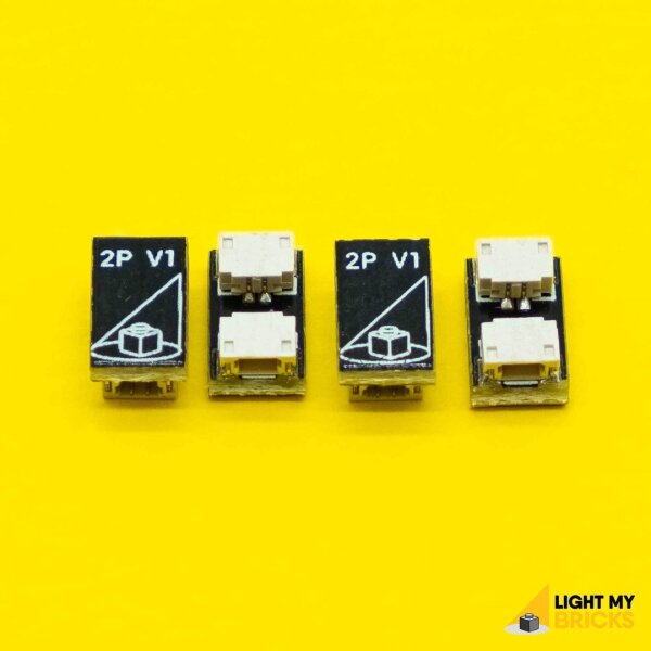 LED-Beleuchtungs 2-Fach Steckplatz für LmB (4x2 Port Erweiterung enthalten)