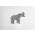 Deco Wand-Puzzle aus Holz - Elefant