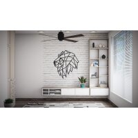 Wood Art Wall  Puzzle - Lion head