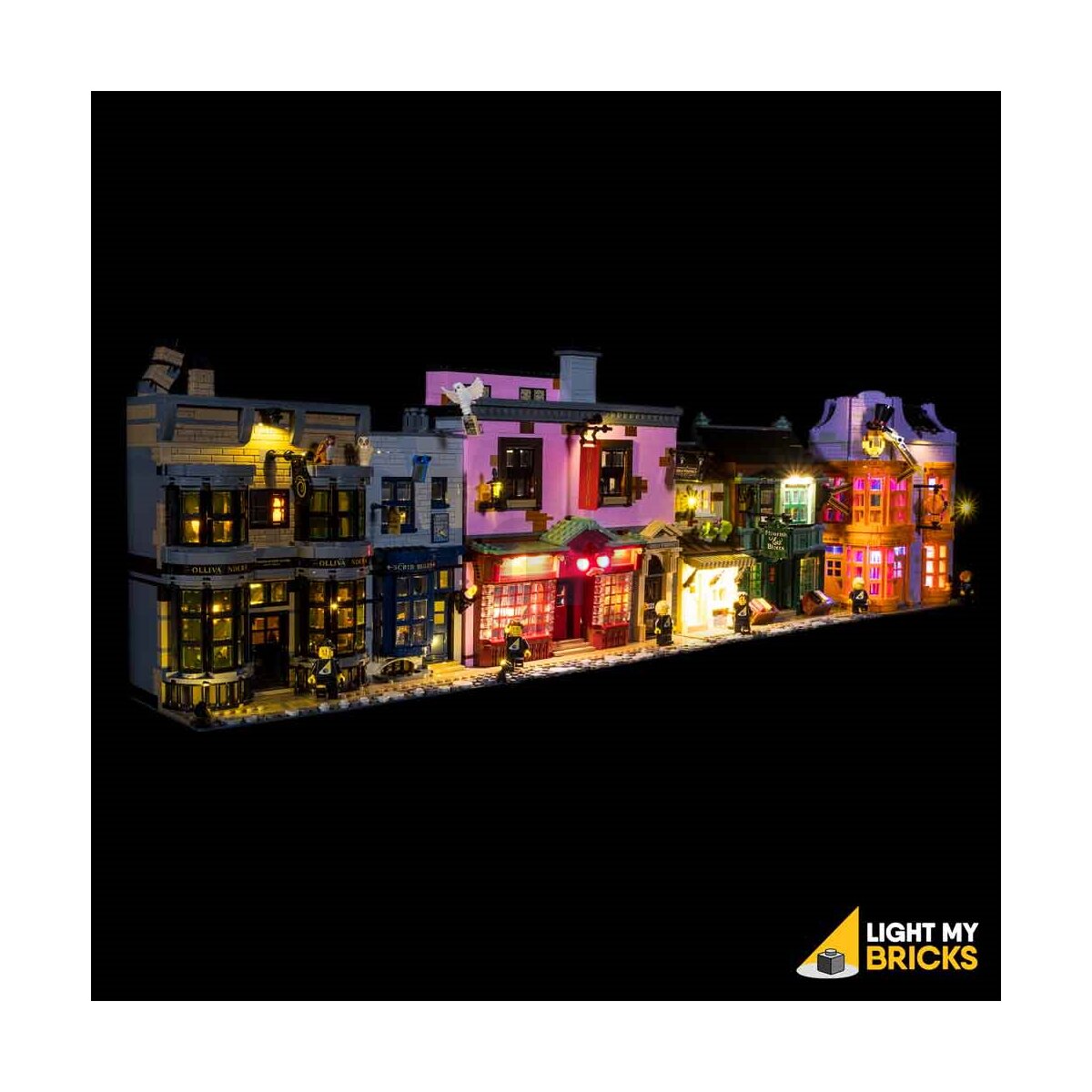 LED Lichter Sets Für LEGO 75978 Harry Potter Winkelgasse 