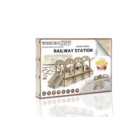 Stazione ferroviaria - Kit modello in legno 3D