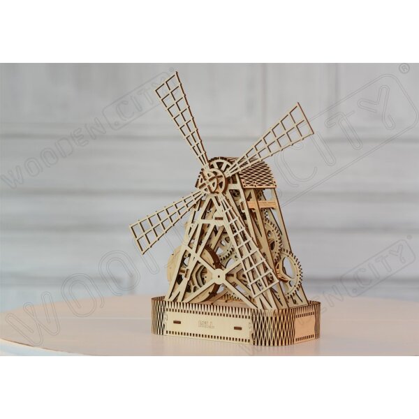 Mill - Mechanical 3D wooden puzzle