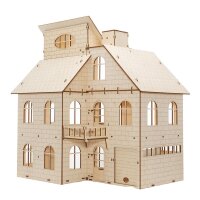 Kit modello in legno 3D - Casa delle bambole...