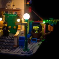Kit di illuminazione a LED per LEGO® 21324 IDEAS 123 Sesam Street