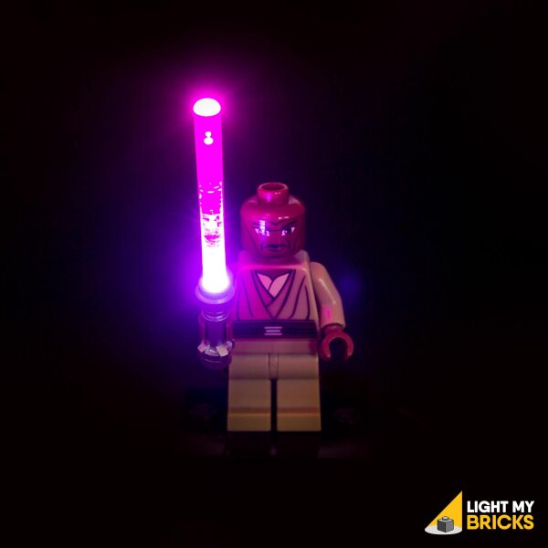 Spada laser LEGO® Star Wars con LED viola/rosa scuro con cavo da 30 cm