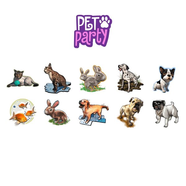 Tatouage temporaire - Pet Party