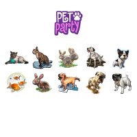 Temporär-Tattoos - Pet Party