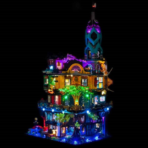 LED Licht Set für LEGO® 71741 Die Gärten von Ninjago City