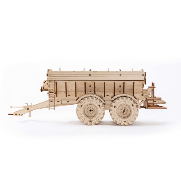 3D Holz Modellbausatz -  Anhänger für Kirovets K-7M Traktor