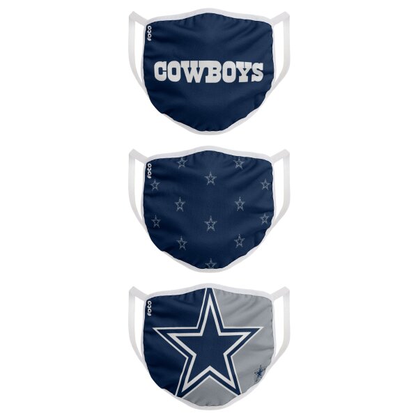 Dallas Cowboys - Face Covers 3 pack