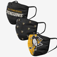 NHL Team Pittsburgh Penguins - Masques faciaux 3 pack