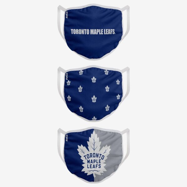 NHL Team Toronto Maple Leafs - Gesichtsmasken 3er Pack