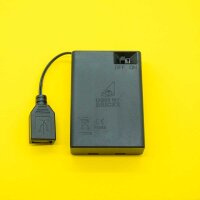 AA-Batterien Pack mit USB-Buchse für LmB LEGO® LED...