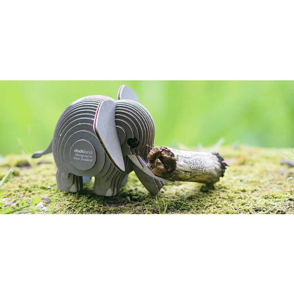 Elefant - 3D Karton Figuren Modellbausatz