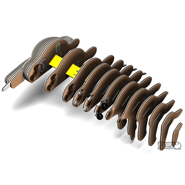 Sloth - 3D Cardboard Model Kit