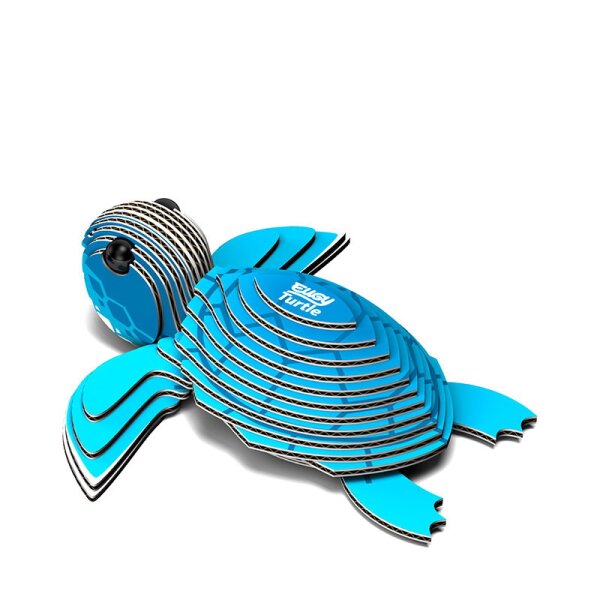Meeres-Schildkröte - 3D Karton Figuren Modellbausatz