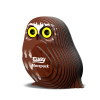 Owl - 3D Cardboard Model Kit