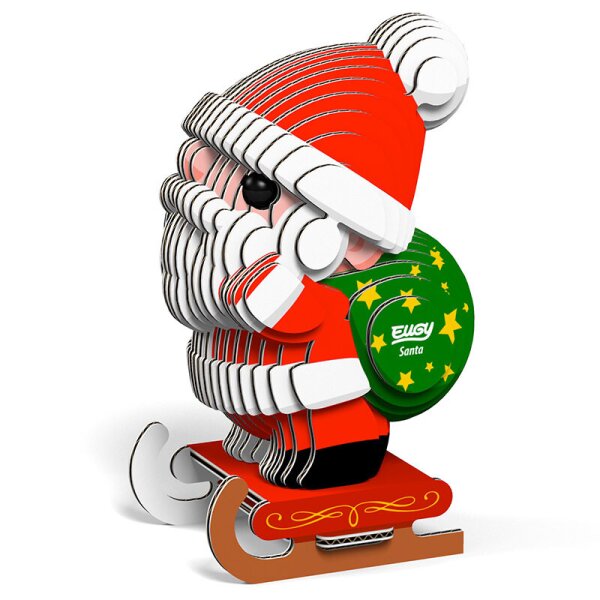 Père Noël - Maquette 3D de figurines en carton
