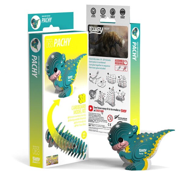 Pachycephalosaurus - 3D Karton Figuren Modellbausatz