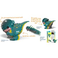 Pachycephalosaure - Maquette 3D de figurines en carton