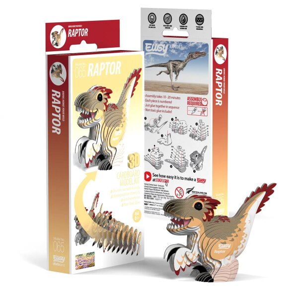 Raptor - 3D Cardboard Model Kit