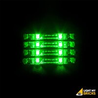 Strisce adesive con LED verdi (4pz)