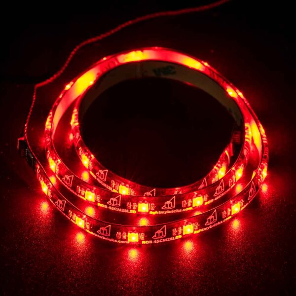 RGB LED Beleuchtungs Klebestreifen mit 28 LEDs (45 cm lang)