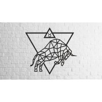 Deco Wand-Puzzle aus Holz - Sternzeichen Stier