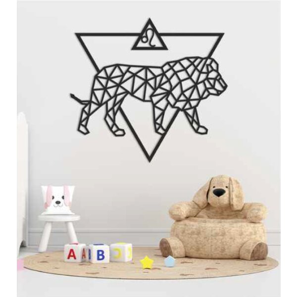 Deco Wand-Puzzle aus Holz - Sternzeichen Löwe