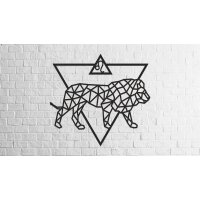 Deco Wand-Puzzle aus Holz - Sternzeichen Löwe