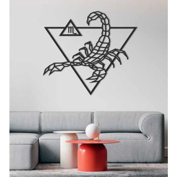 Deco Wand-Puzzle aus Holz - Sternzeichen Skorpion