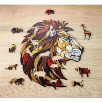 Wooden-Puzzle - Lion