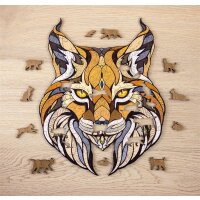 Holz-Puzzle - Luchs