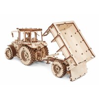 Kit de maquette 3D en bois - Remorque pour tracteur...