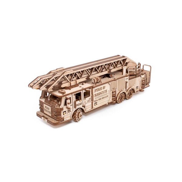Mechanical 3D wooden-puzzle - Fire Truck