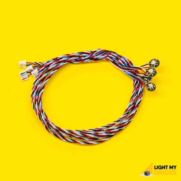 Bit-Licht RGB mit 30 cm Kabel (4er Pack