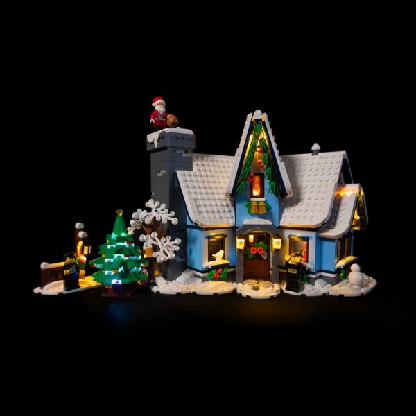 LED Licht Set für LEGO® 10293 Besuch des Weihnachtsmannes