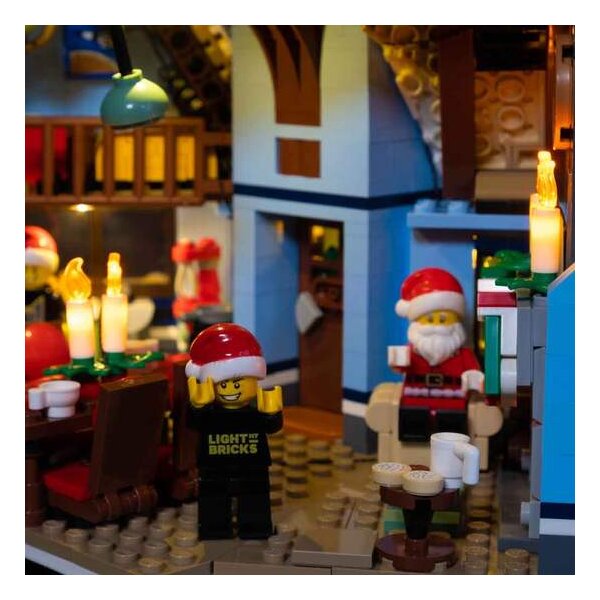 LED Licht Set für LEGO® 10293 Besuch des Weihnachtsmannes