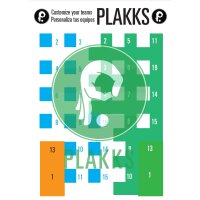 BLAU/WEISS : GRÜN/WEISS - Plakks Trikot-Druckvorlage...