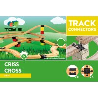 Criss Cross - 16 Connettori per binari
