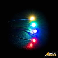 Micro Bit Lights Red with 15 cm cable (4pk)