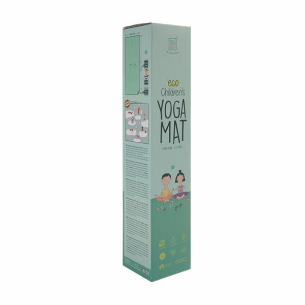 YOGA Matte Set für Kinder Grün/Türkis